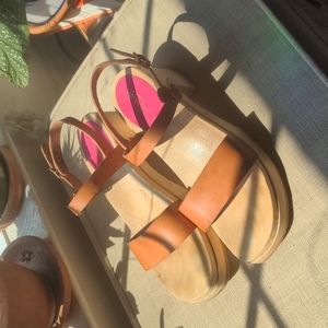 Swedish Hasbeens Gittan Block Heel Sandals